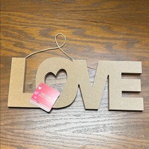 Wooden LOVE Wall Decor